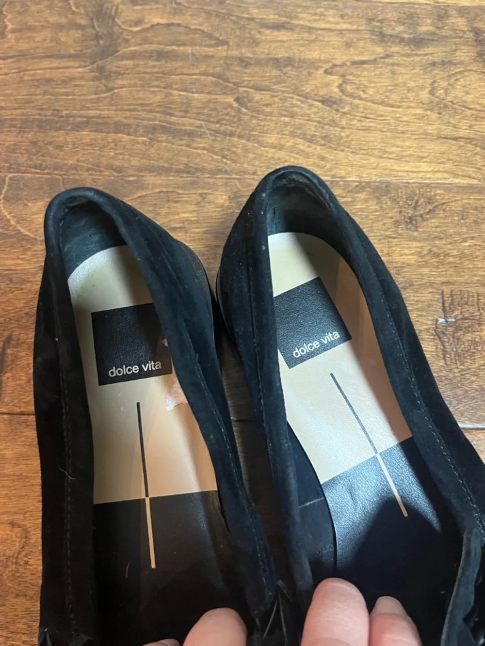 Dolce Vita Sallie Onyx Suede loafers, size 8